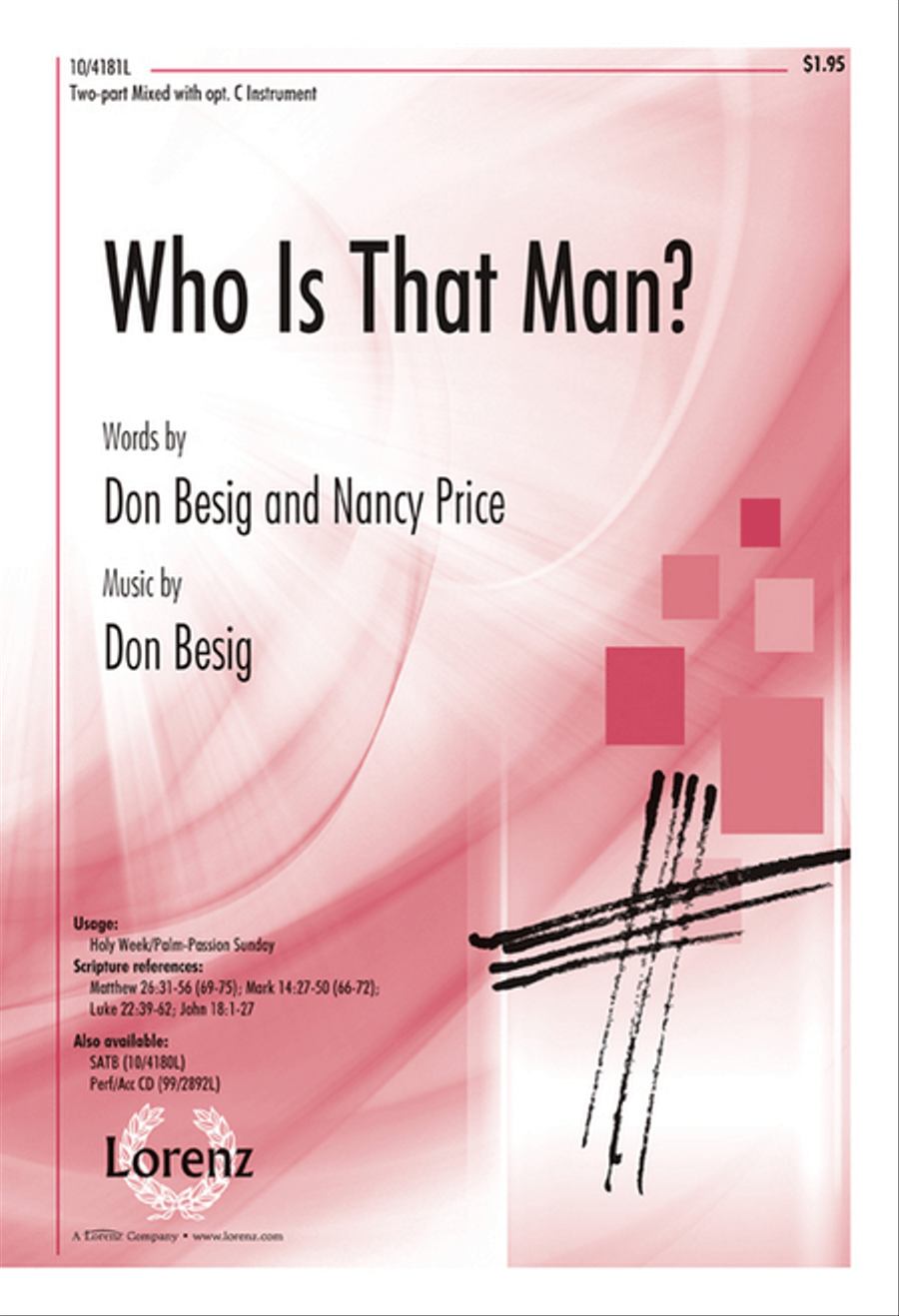 Who Is That Man? 2-Part scores gallery preview page 1