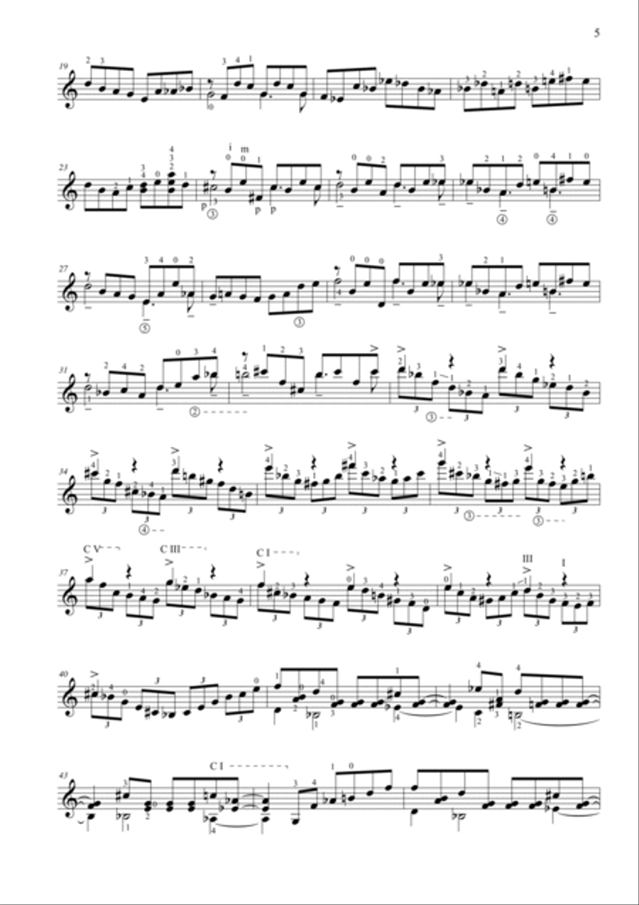 Davide Bontempo: LA NAVE DI TESEO (ES-22-003) Acoustic Guitar scores gallery preview page 6