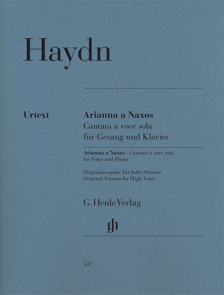 Arianna a Naxos, Cantata for Voice and Piano Hob.XXVIb:2