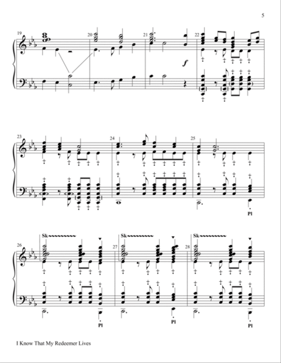 I Know That My Redeemer Lives 5-Octaves scores gallery preview page 5