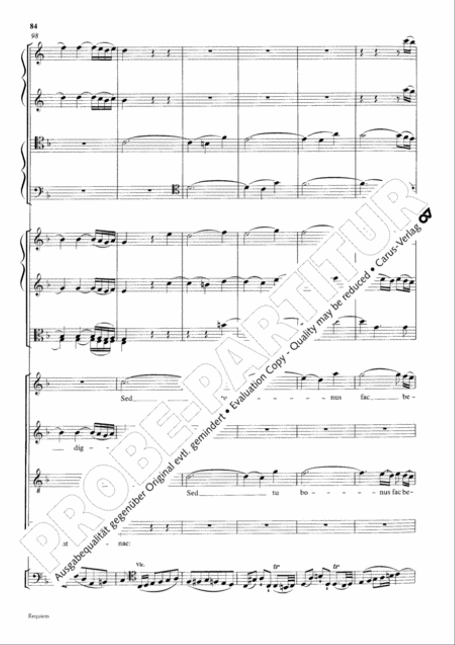 Requiem Requiem 4-Part scores gallery preview page 91