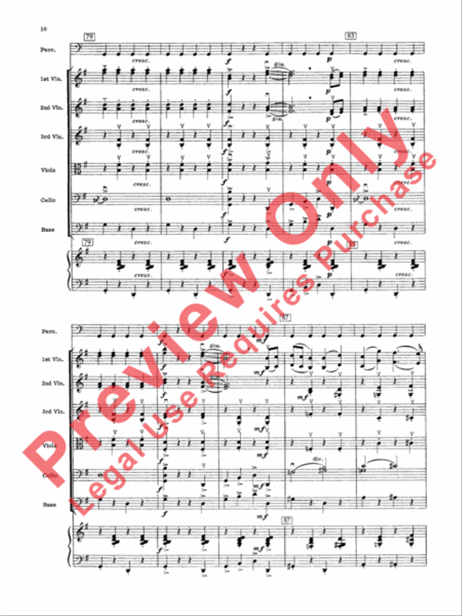 Sleigh Ride Sleigh Ride String Orchestra scores gallery preview page 11