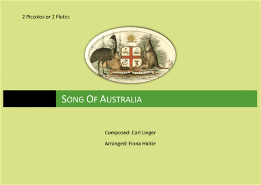 Song Of Australia Woodwind Duet scores gallery preview page 1