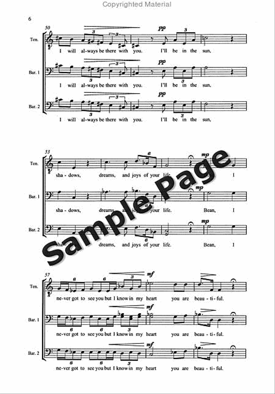 Last Letter Home Last Letter Home 3-Part scores gallery preview page 9