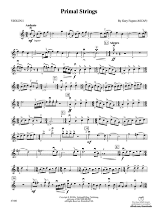 Primal Strings: 1st Violin