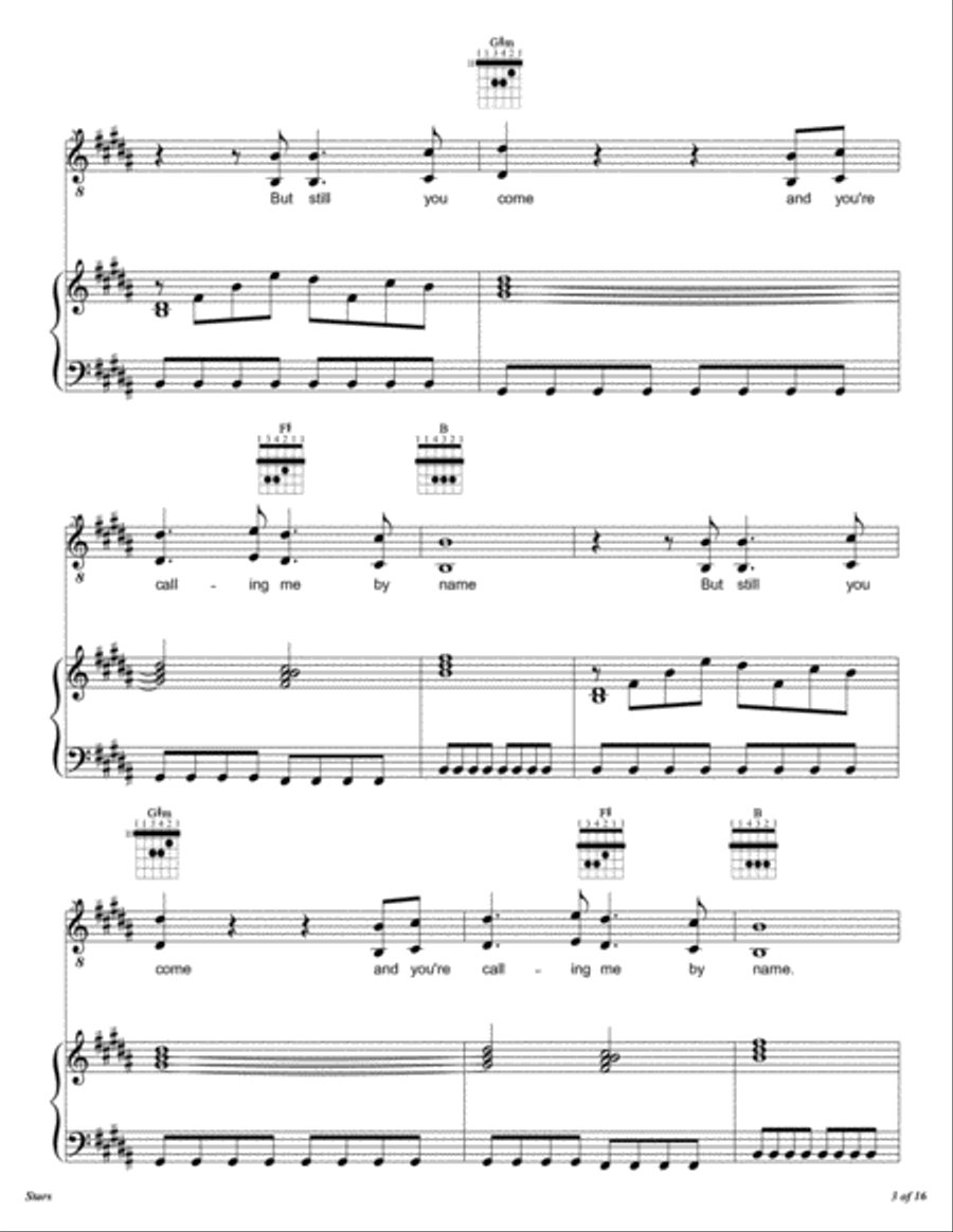Stars Voice scores gallery preview page 4