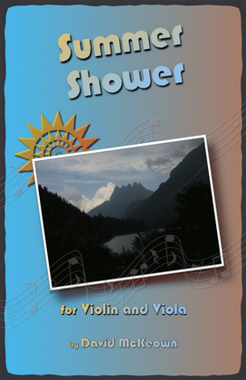Book cover for Summer Shower for Violin and Viola Duet