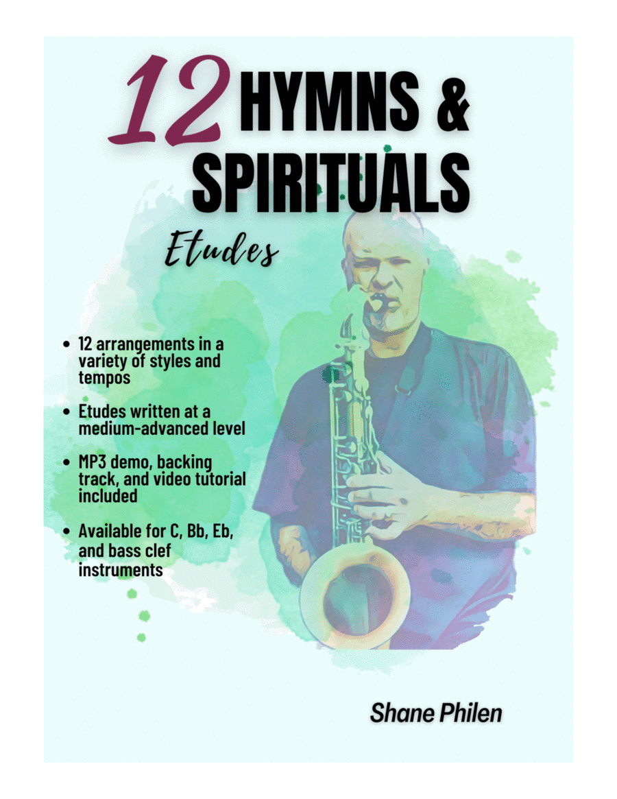 12 Hymns and Spirituals: Eb Parts image number null