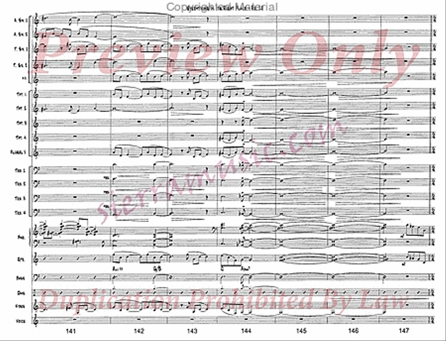 Everything In Its Right Place Jazz Ensemble scores gallery preview page 22