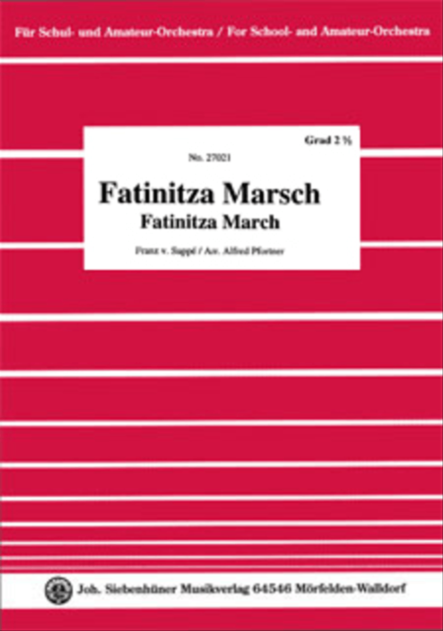 Fatinitza March Fatinitza March Full Orchestra scores gallery preview page 1