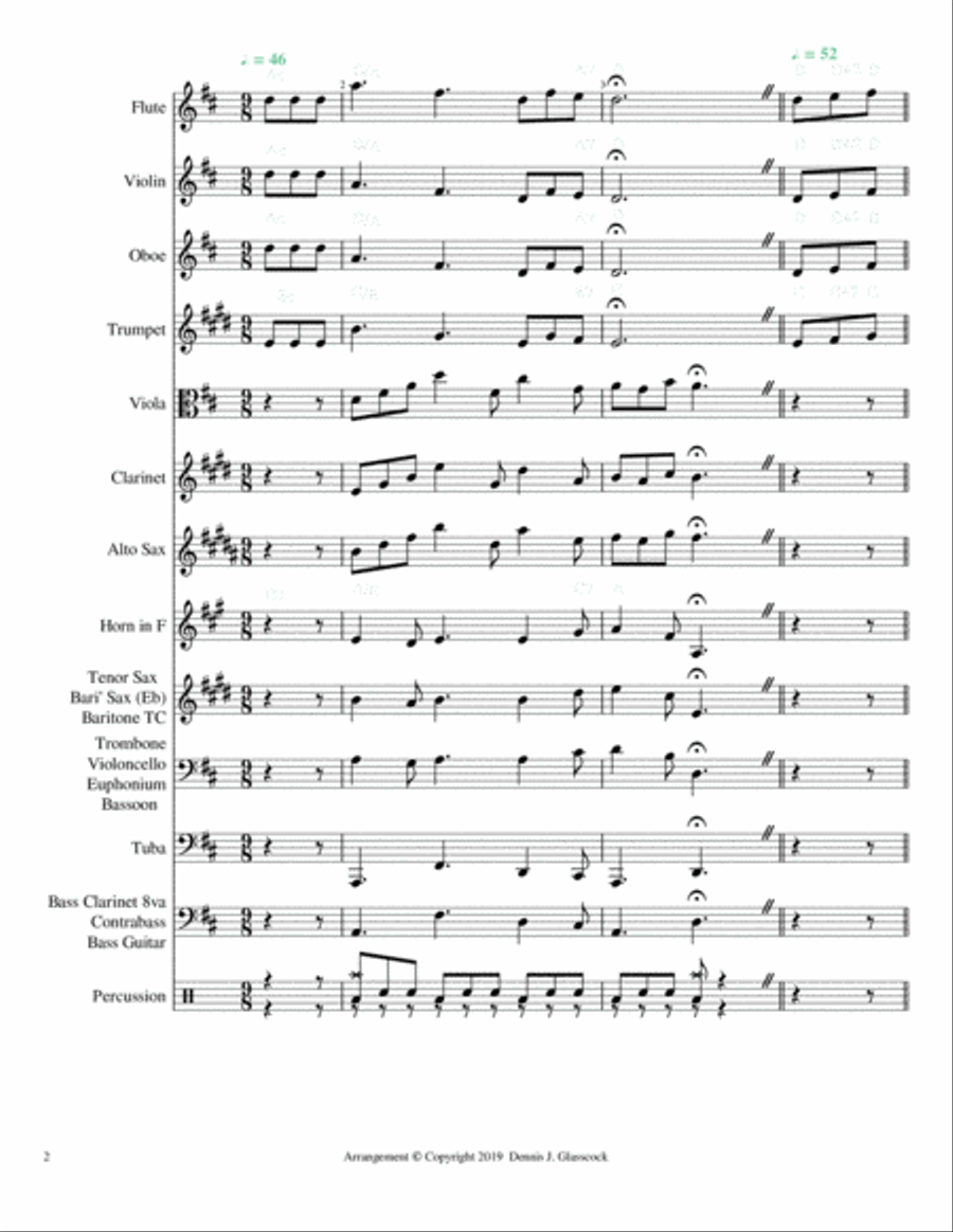 I Must Tell Jesus (Inst. Ensemble) Large Ensemble scores gallery preview page 6
