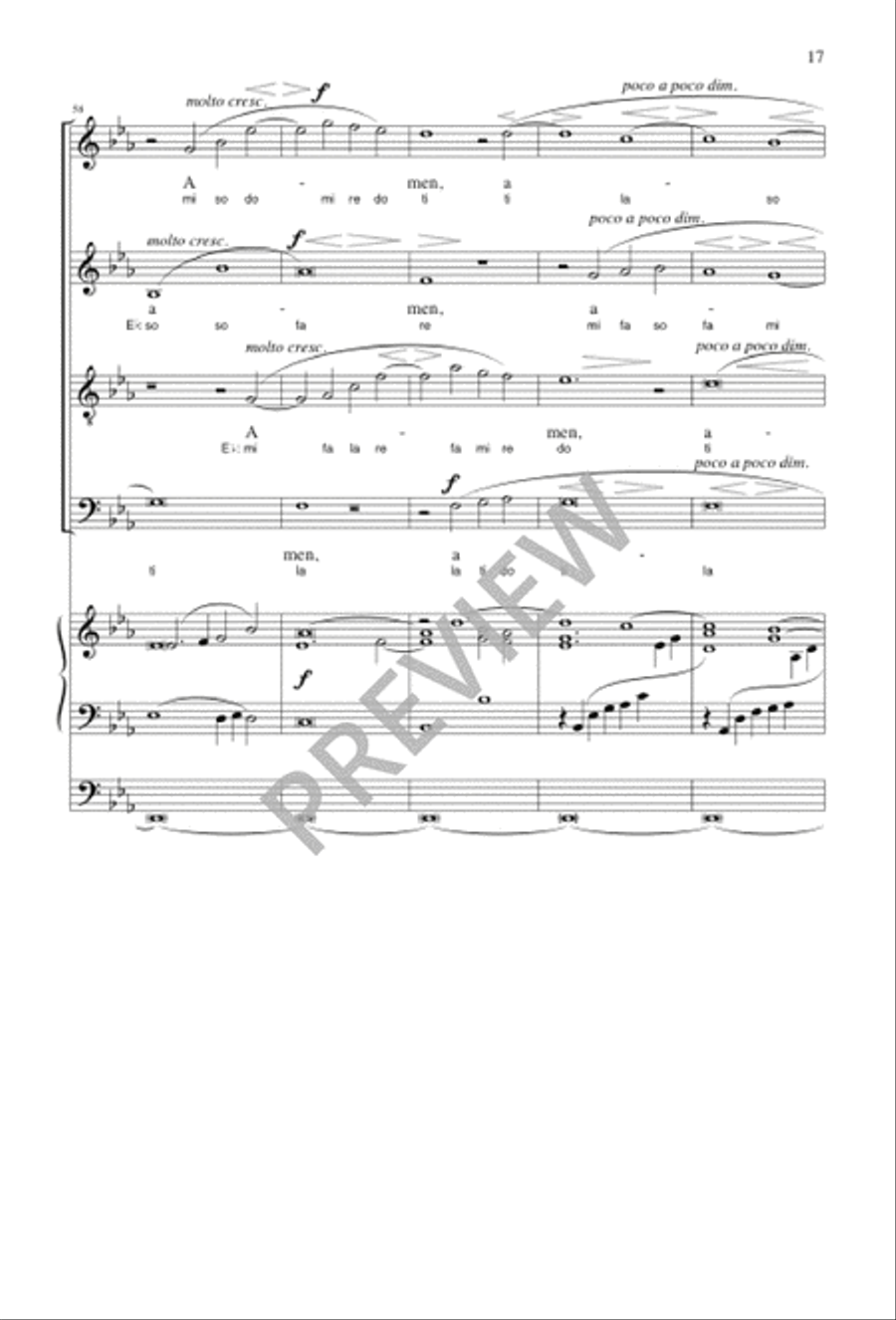 Geistliches Lied, Op. 30: Lass Dich Nur Nichts Nicht Dauren 4-Part scores gallery preview page 16