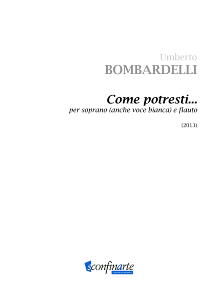 Umberto Bombardelli: COME POTRESTI (ES 948)