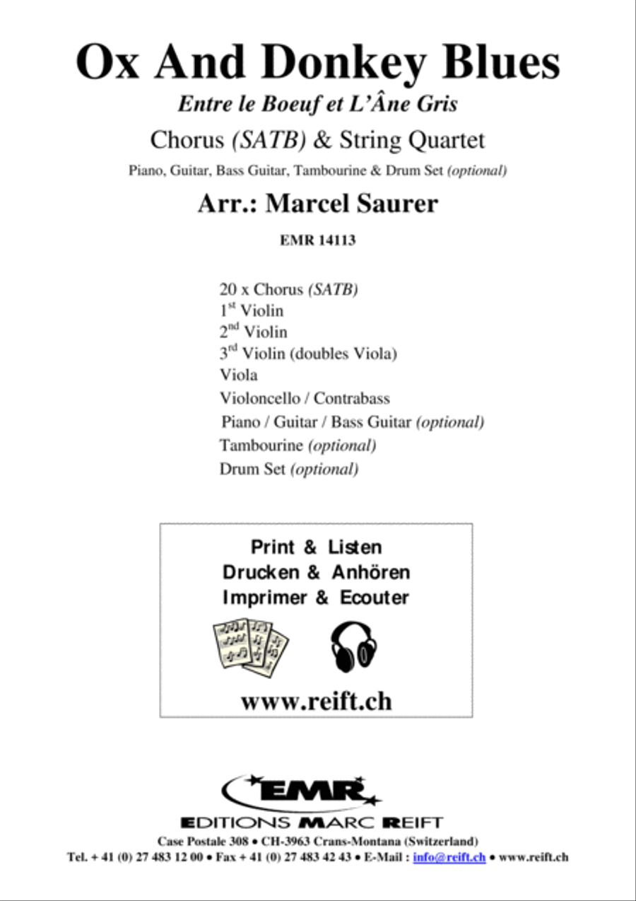 Ox And Donkey Blues Ox And Donkey Blues Choir scores gallery preview page 2
