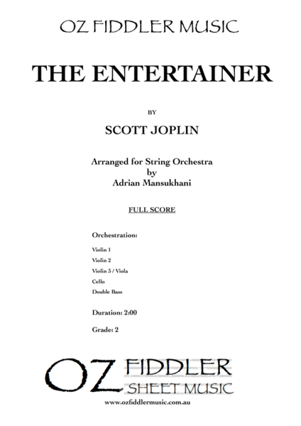 The Entertainer, by Scott Joplin image number null