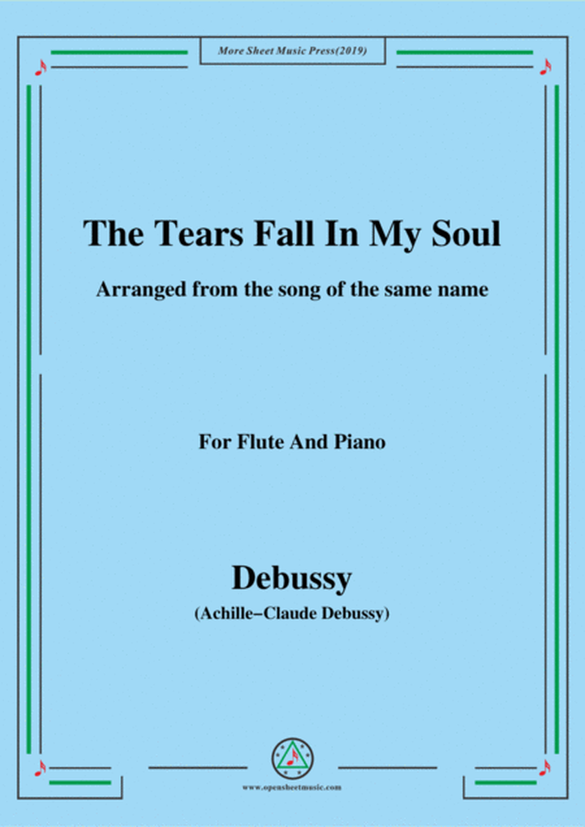 Debussy-The Tears fall in my Soul , for Flute and Piano image number null