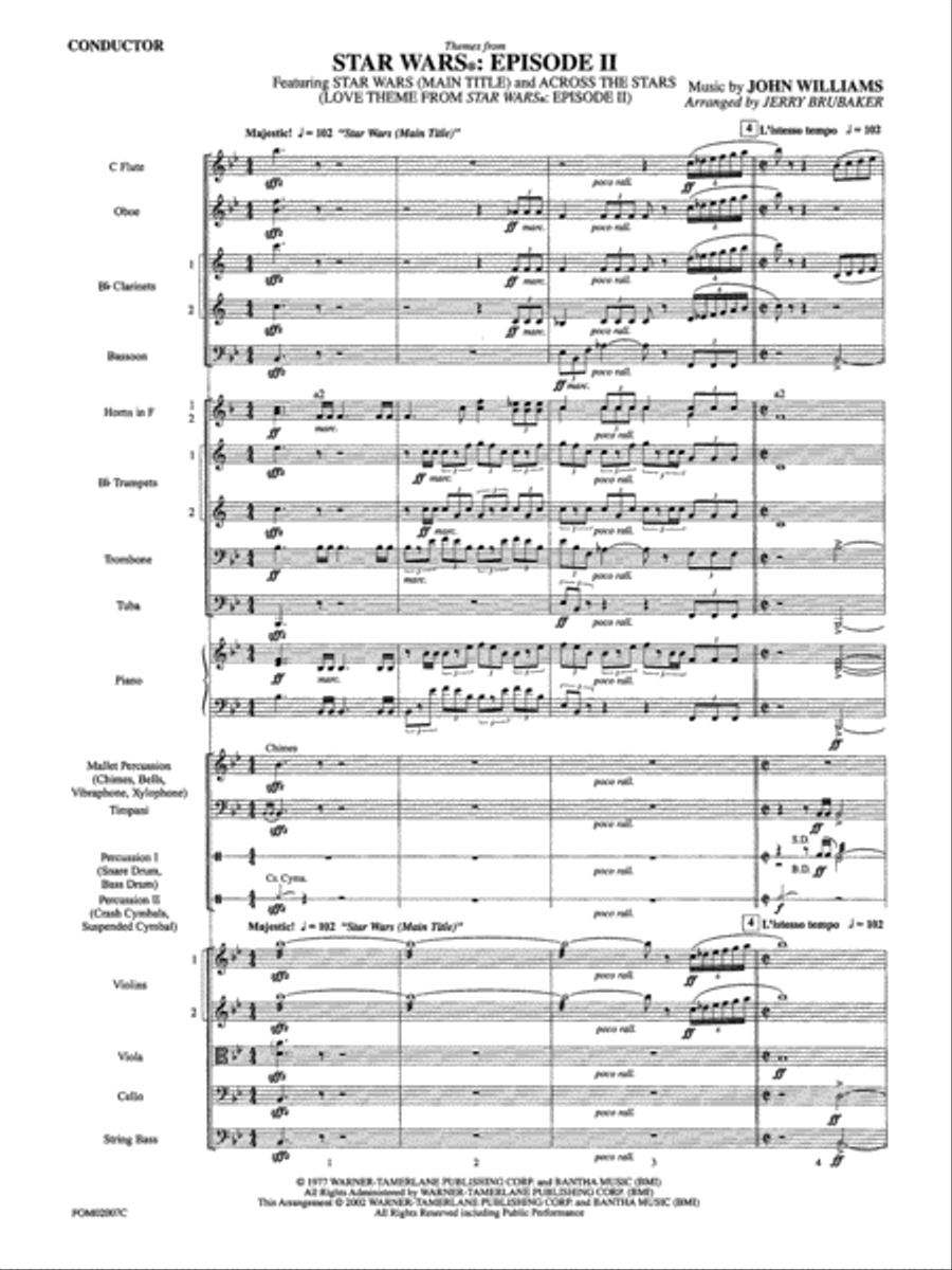 Star Wars®: Episode II Attack of the Clones: Score Full Orchestra scores gallery preview page 3