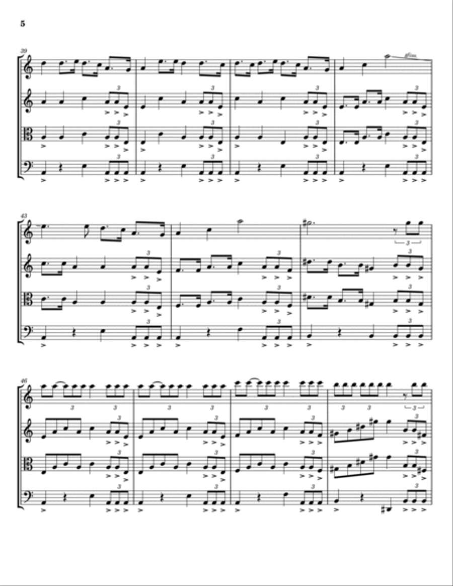 Believer String Trio scores gallery preview page 5