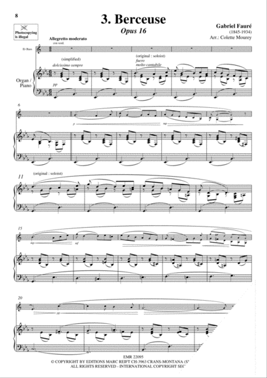 20 Greatest Meditations Voice Solo scores gallery preview page 5