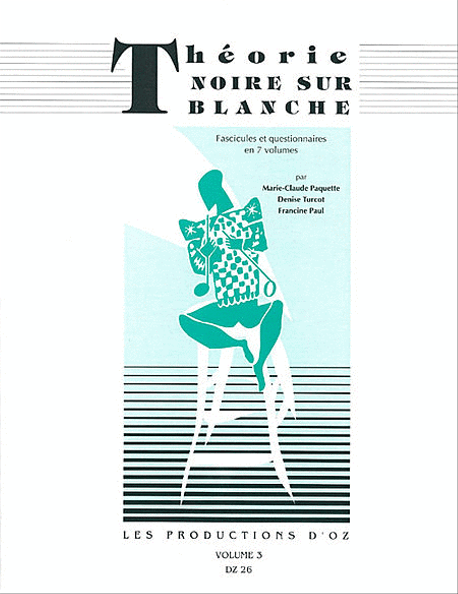 Théorie noire sur blanche, vol. 3 Collection / Songbook scores gallery preview page 1