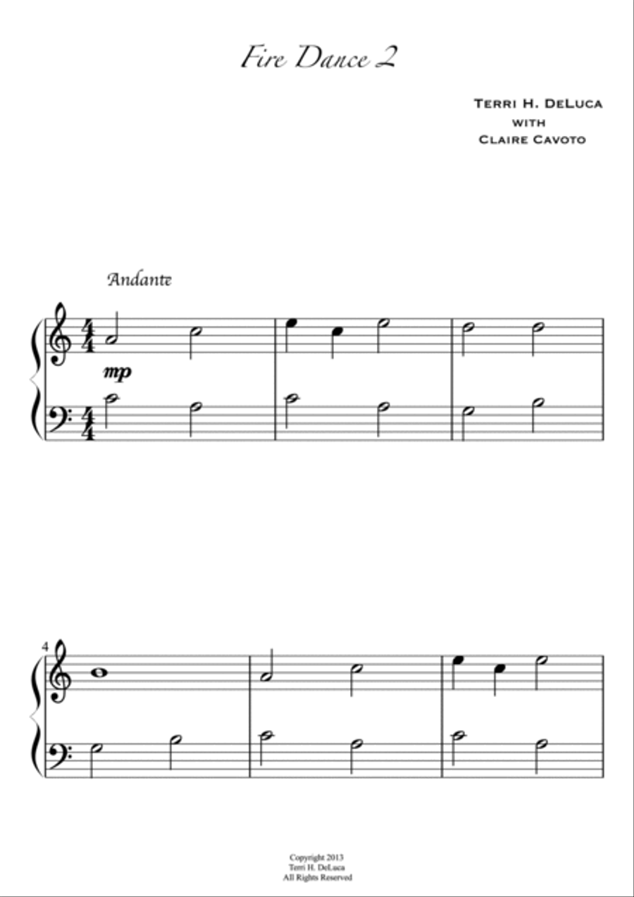 Fire Dance 1,2,3,4 Piano Method scores gallery preview page 5