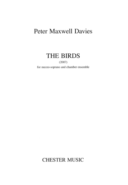 The Birds by Sir Peter Maxwell Davies Study Score - Sheet Music