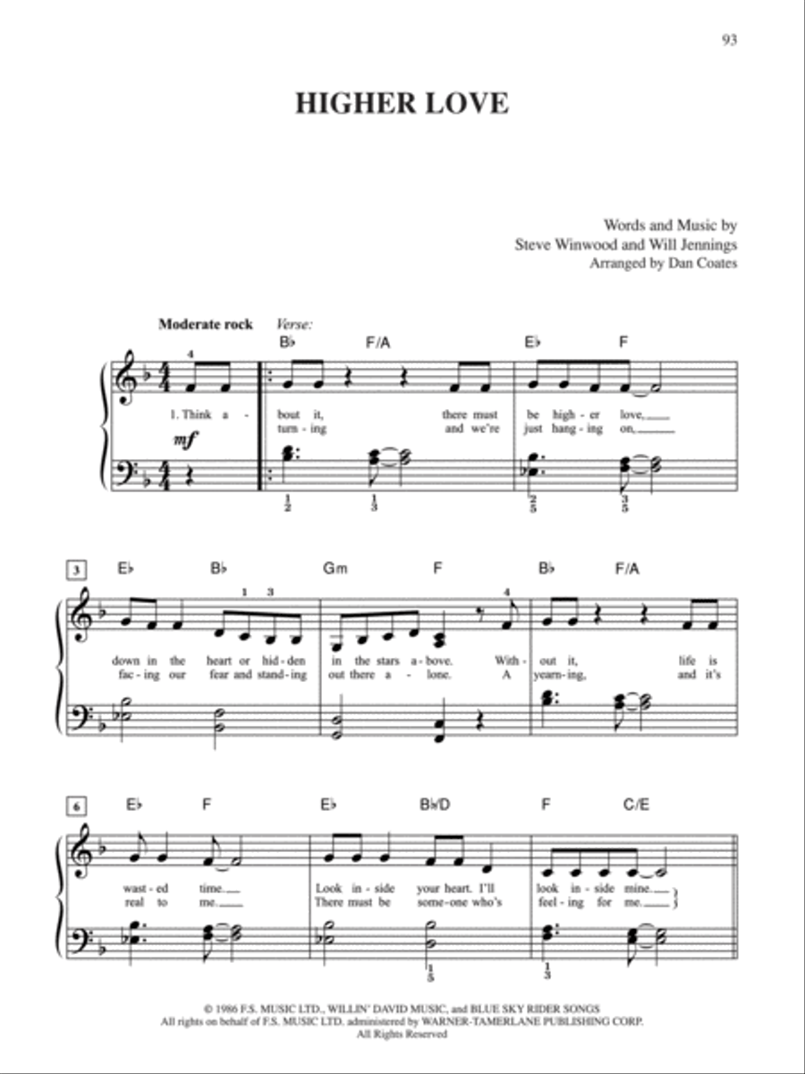 Top 50 Pop Hits Top 50 Pop Hits Easy Piano scores gallery preview page 2
