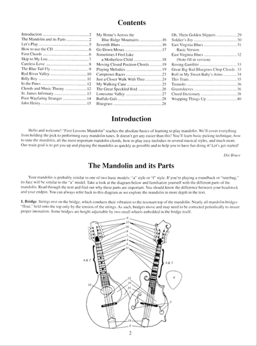 First Lessons Mandolin Mandolin scores gallery preview page 3