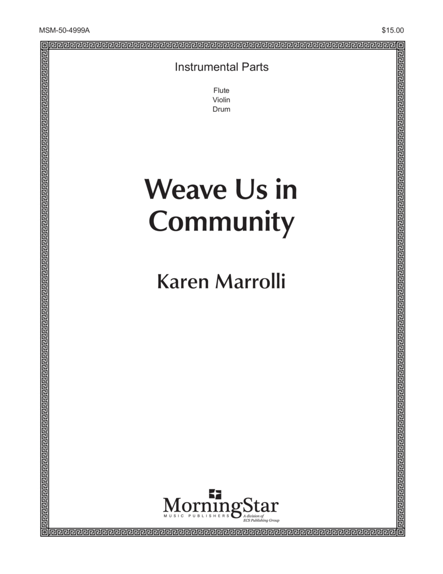 Weave Us In Community Choir scores gallery preview page 1
