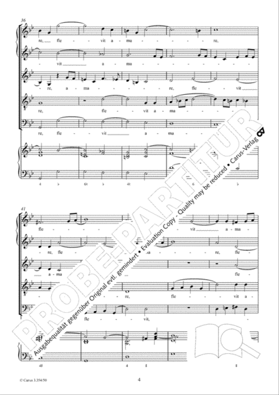 Tunc respexit Jesus Petrum SSATB scores gallery preview page 5