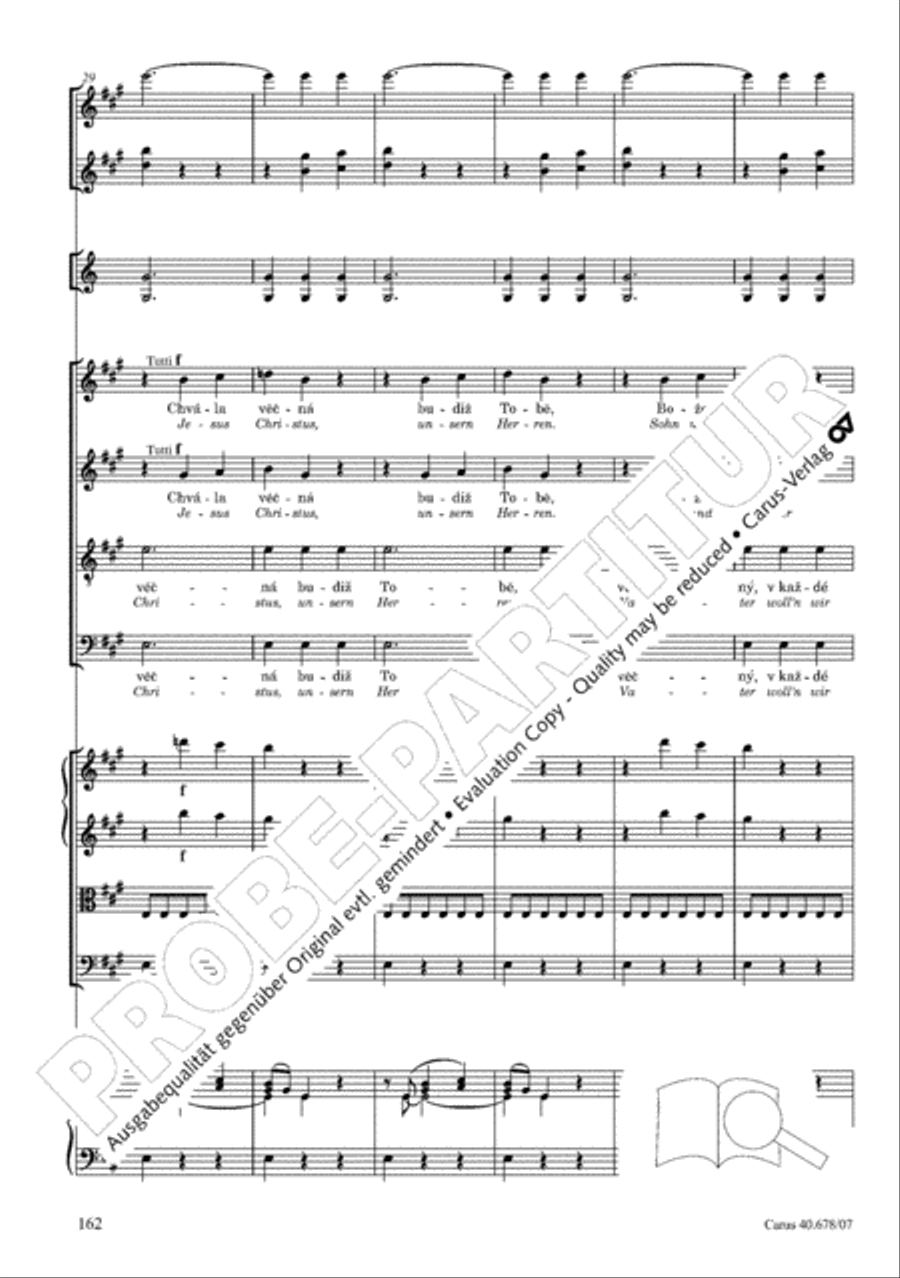 Missa pastoralis bohemica 4-Part scores gallery preview page 175