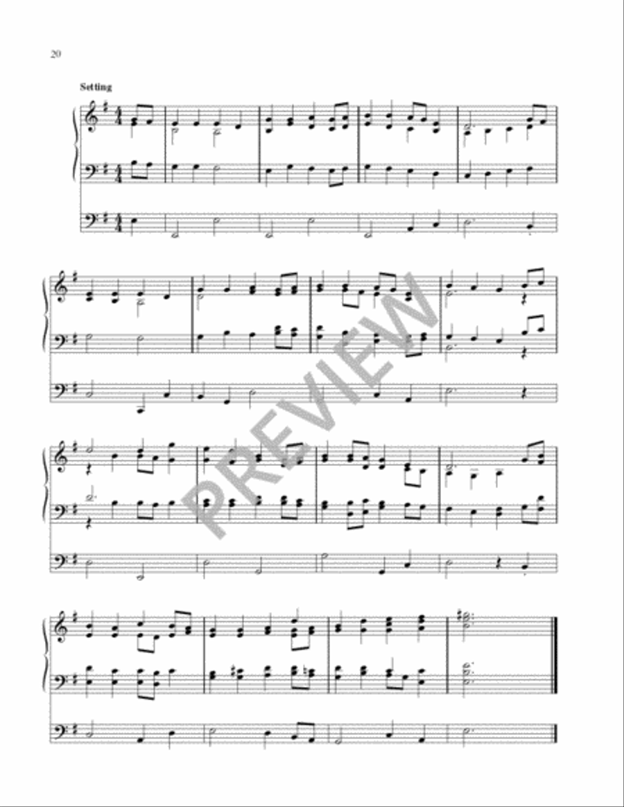 Hymn Harmonizations for Organ - Volume 4 Organ scores gallery preview page 22