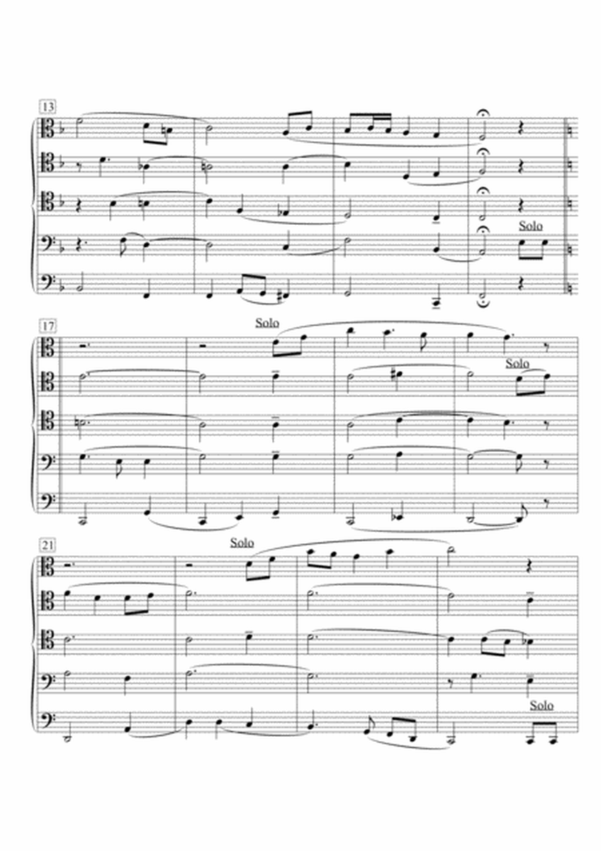 Brahms' Lullaby (Cradle Song) for Trombone Quintet image number null