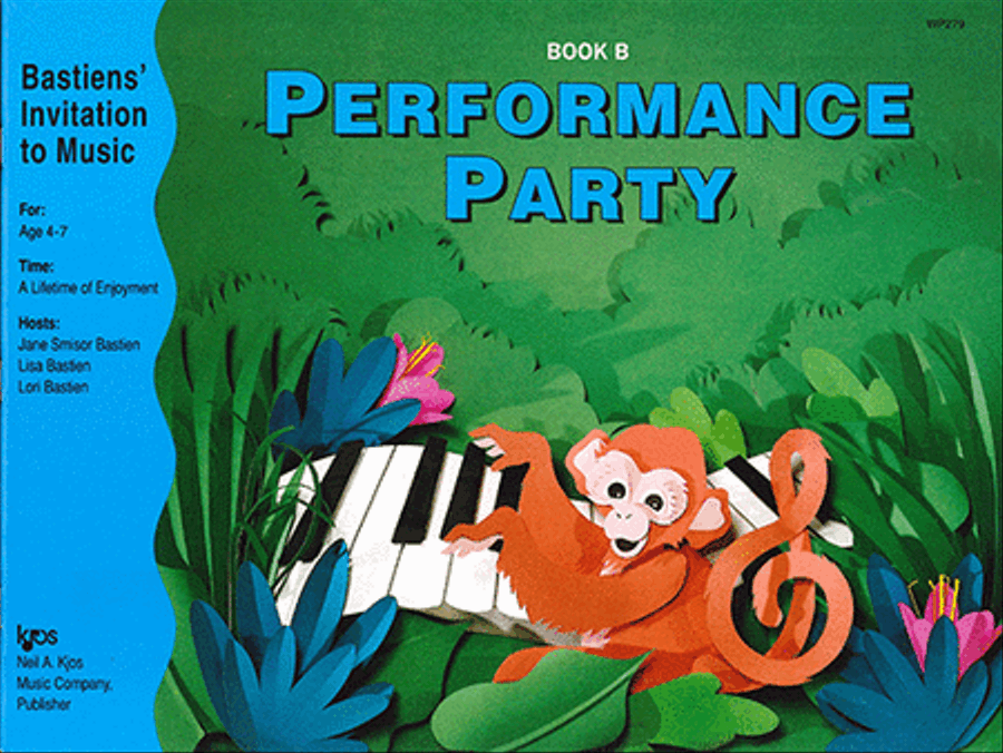 Performance Party, Book B Piano Method scores gallery preview page 1
