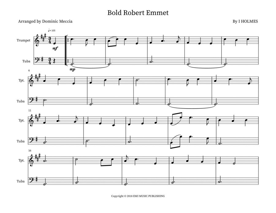Bold Robert Emmet