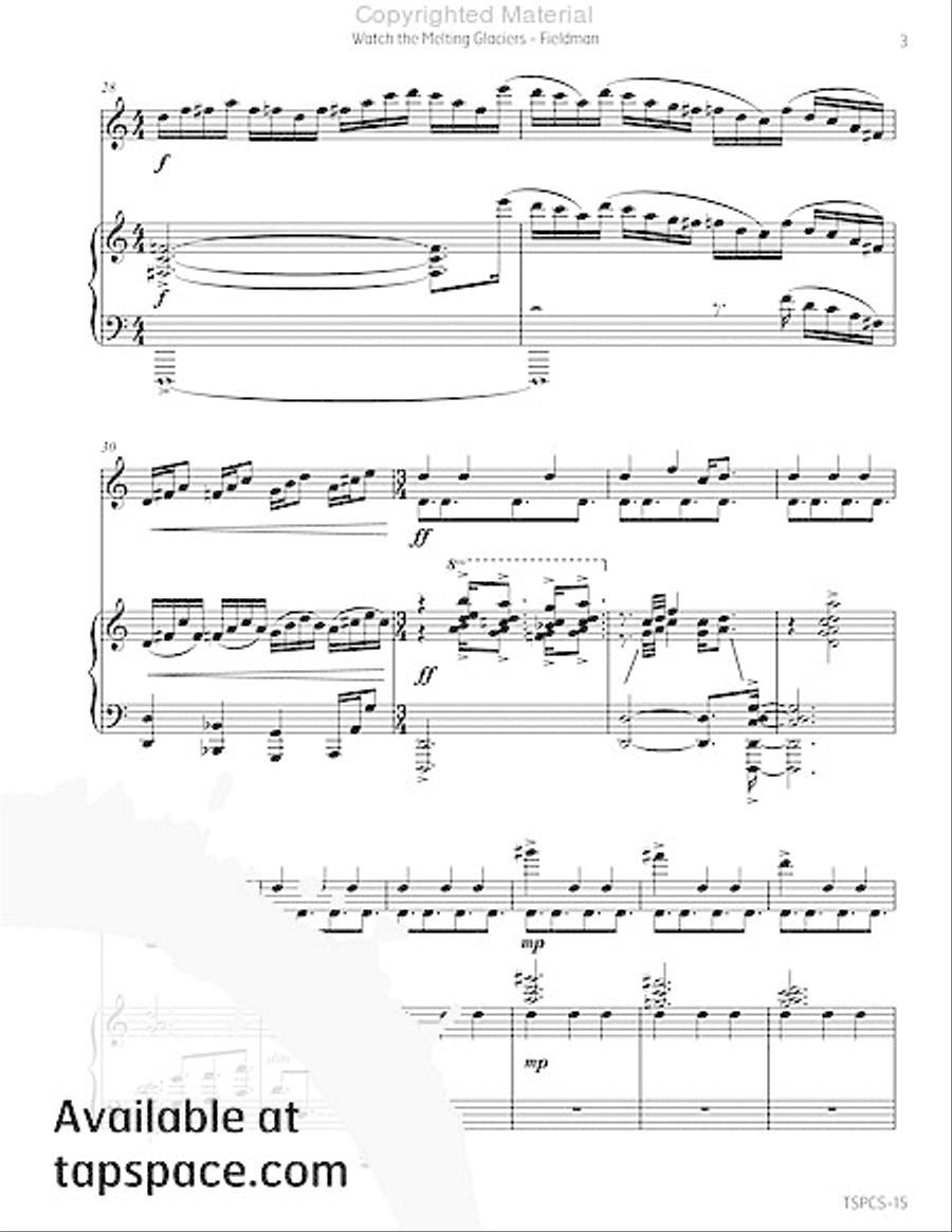 Watch the Melting Glaciers Piano Accompaniment scores gallery preview page 8