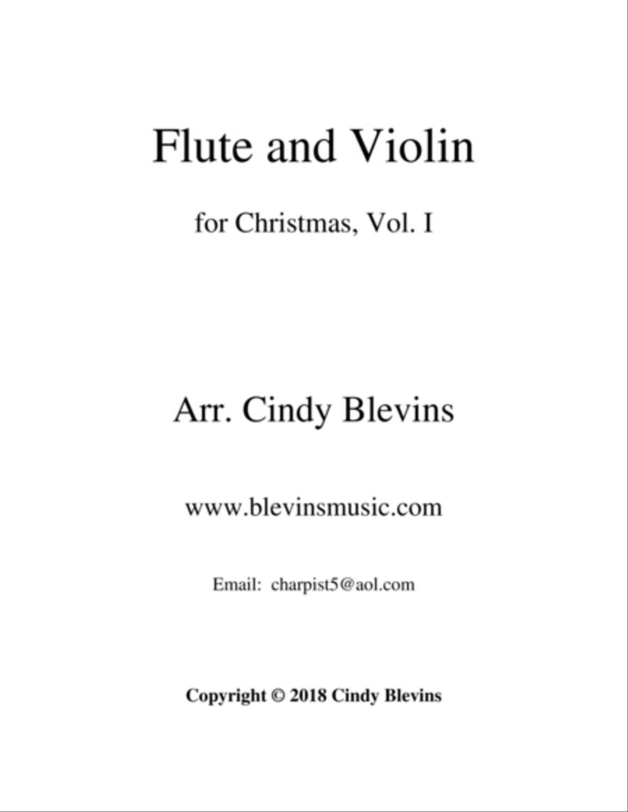 Flute and Violin for Christmas, Vol. I Flute scores gallery preview page 6