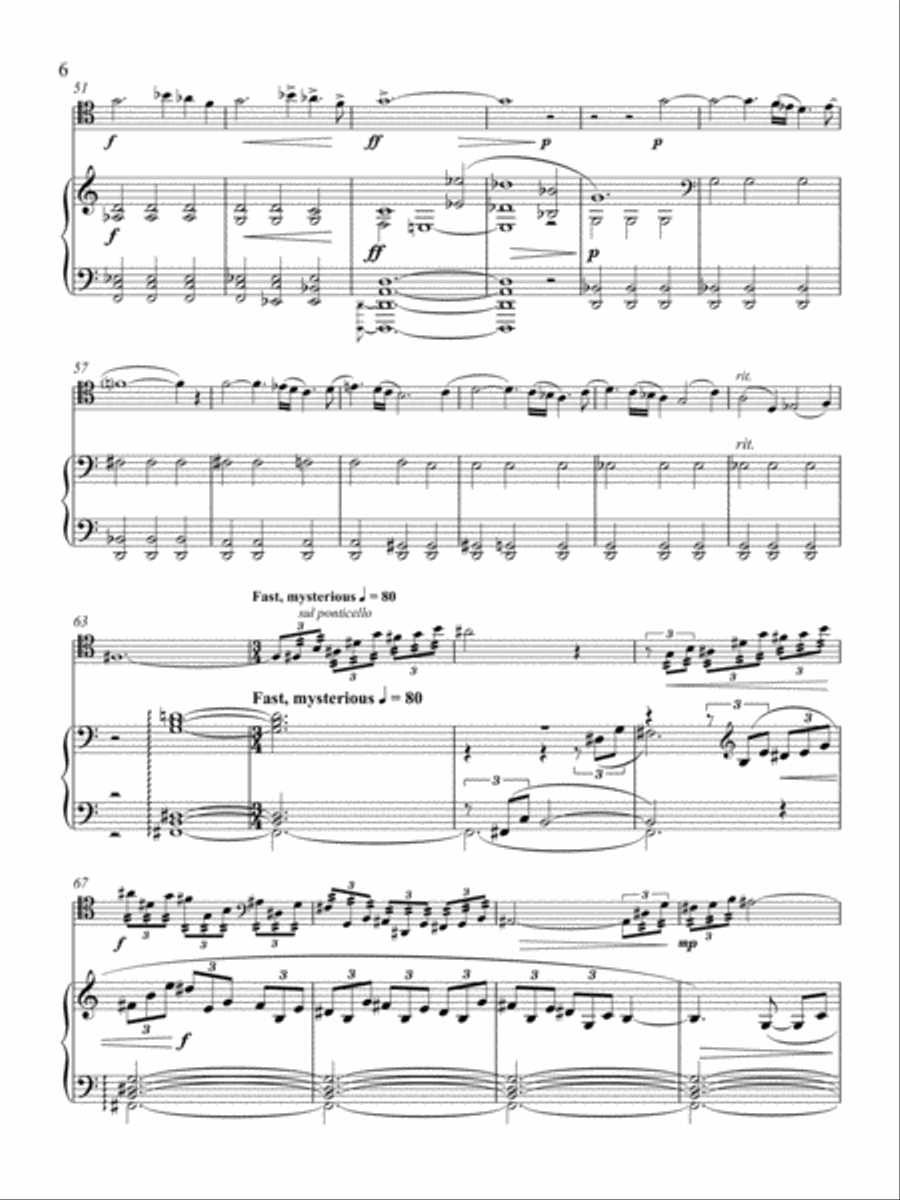 Aria and Fugue Piano Accompaniment scores gallery preview page 5