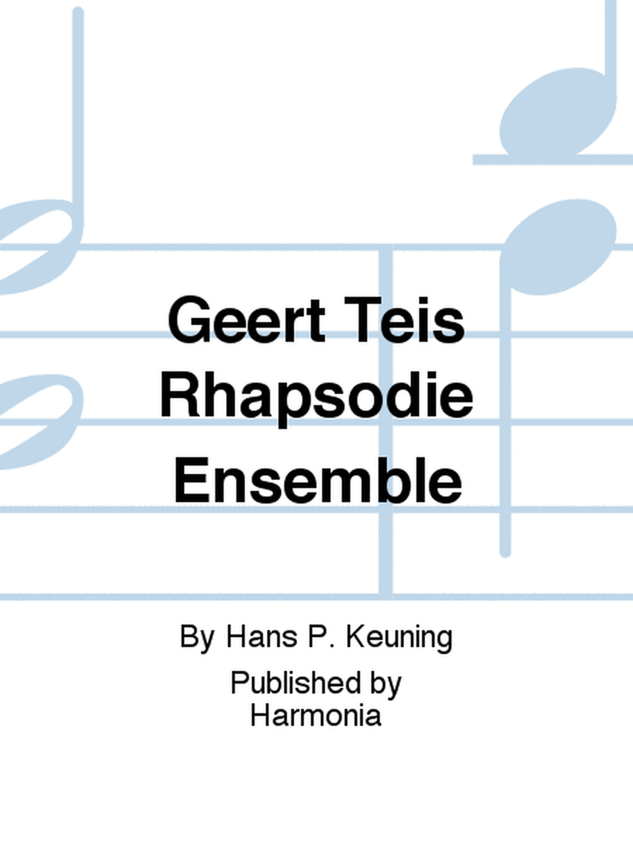 Geert Teis Rhapsodie Ensemble