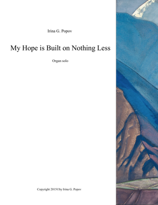 Book cover for My Hope is Built on Nothing Less