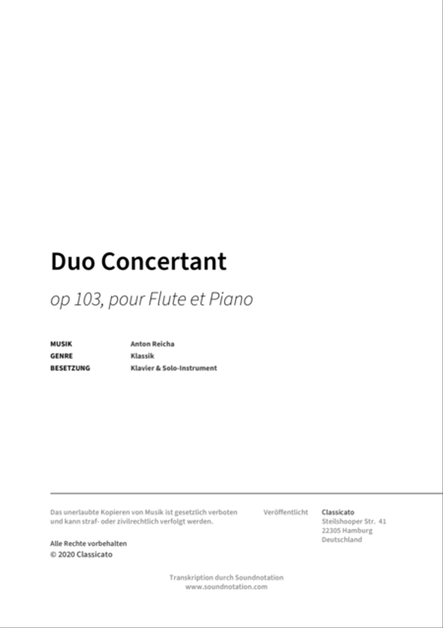 Duo Concertant Flute scores gallery preview page 2