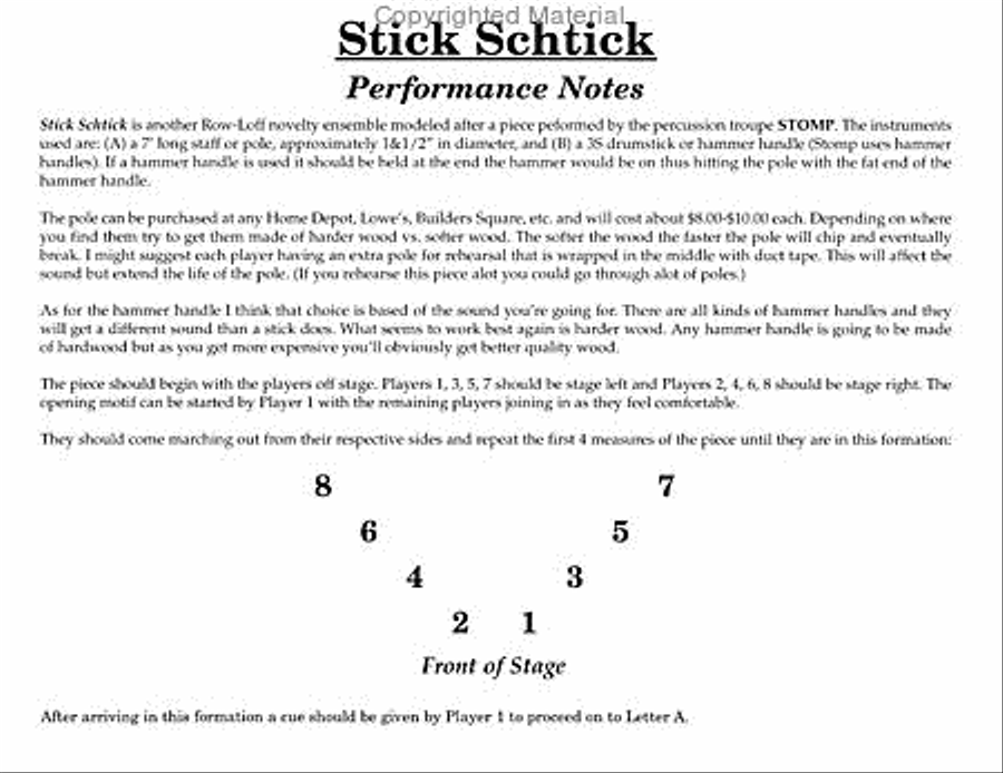 Stick Schtick Percussion Ensemble scores gallery preview page 3
