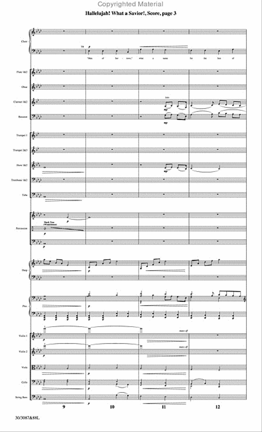 Hallelujah! What a Savior! - Orchestral Score and CD with Printable Parts Choir scores gallery preview page 4