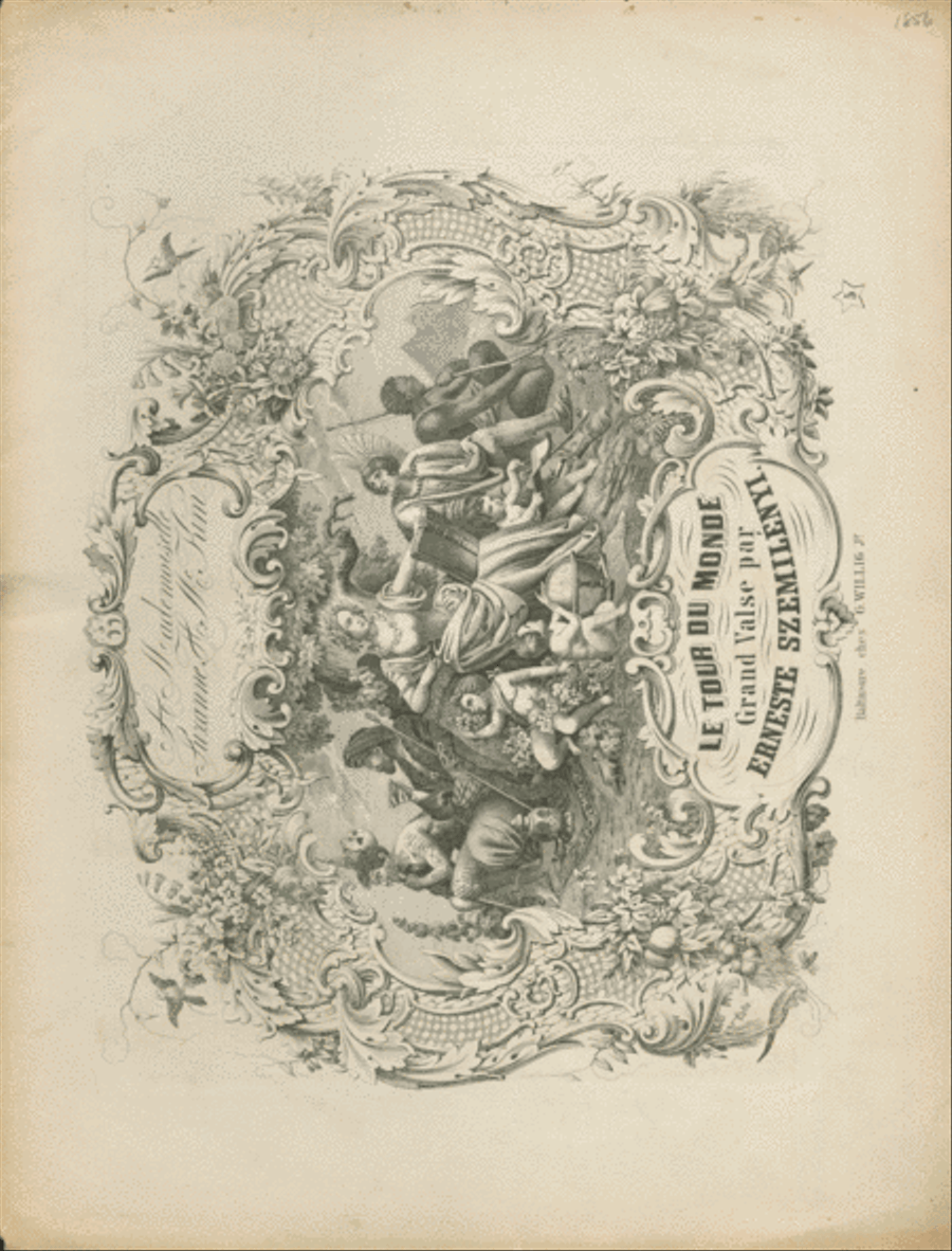 Le Tour Du Monde. Grand Valse Piano Solo scores gallery preview page 1