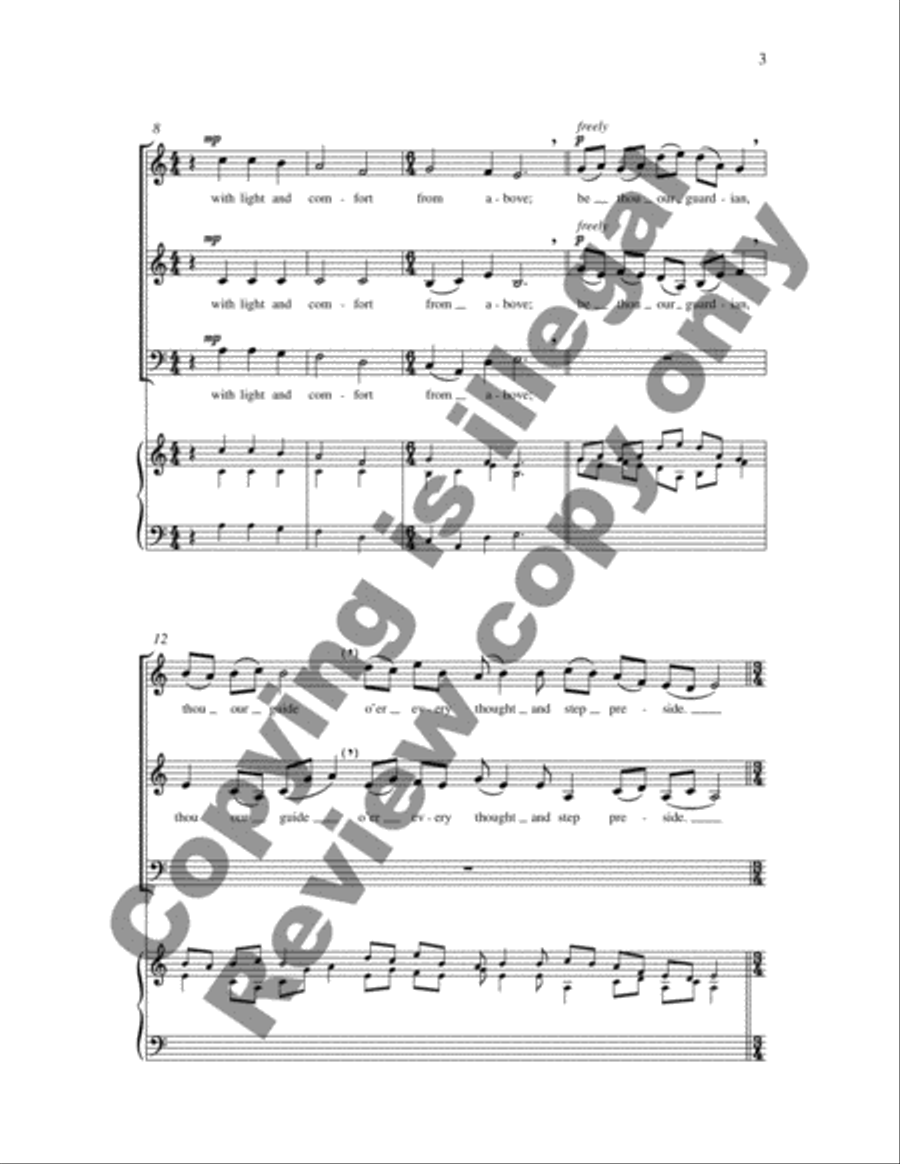 Come, Gracious Spirit Come, Gracious Spirit 3-Part scores gallery preview page 9