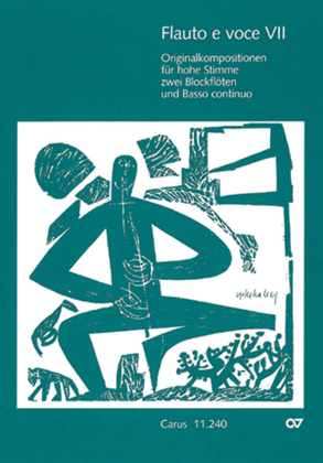 Book cover for Flauto e voce VIII
