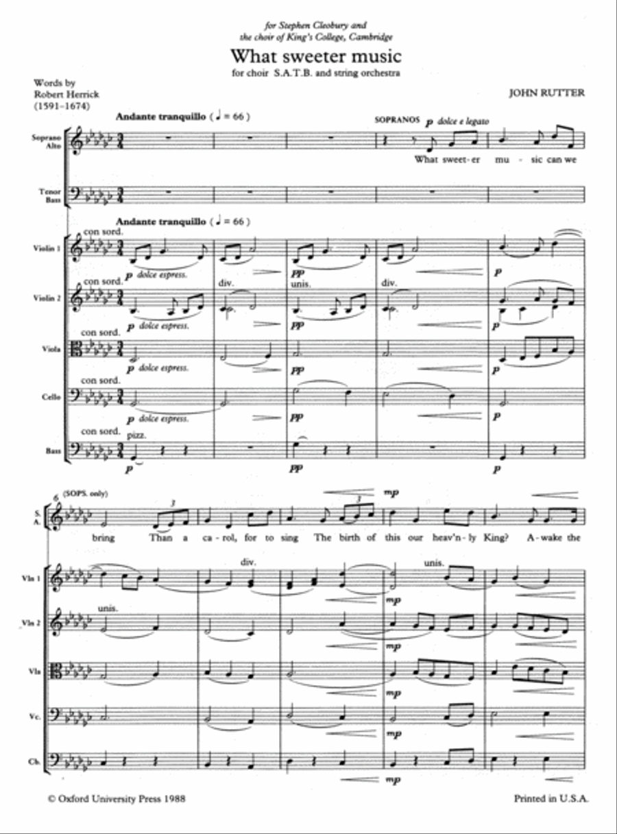 What sweeter music 4-Part scores gallery preview page 2