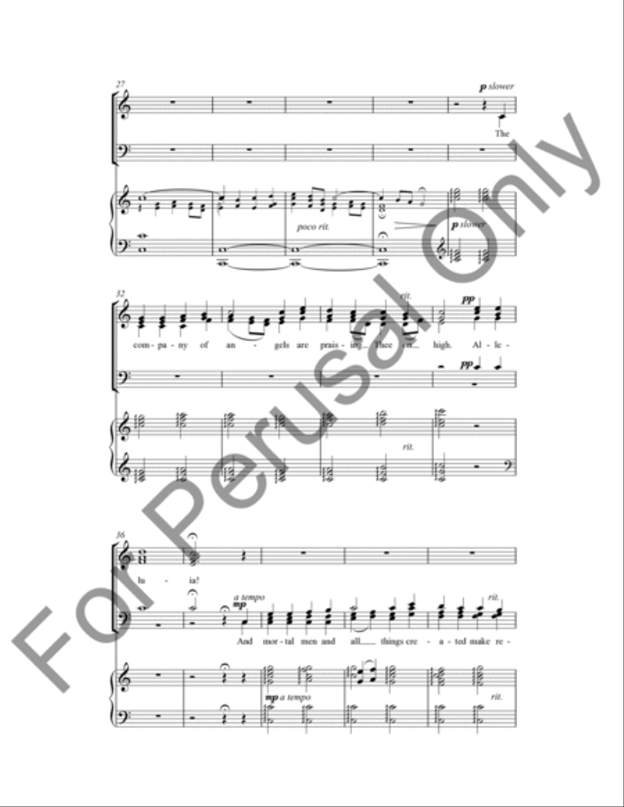 All Glory, Laud and Honor (Choral Score) 4-Part scores gallery preview page 4