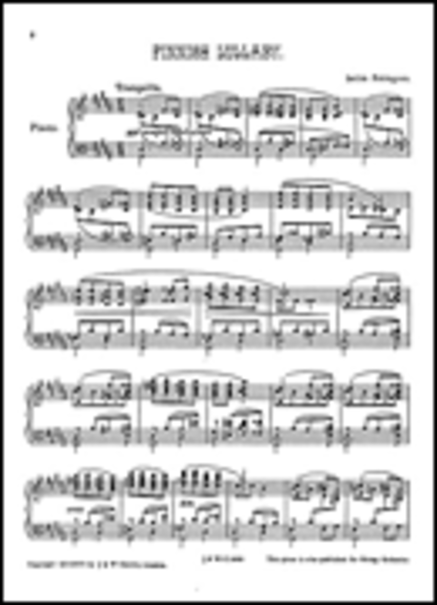 Palmgren: Finnish Lullaby for Piano Piano Solo scores gallery preview page 1
