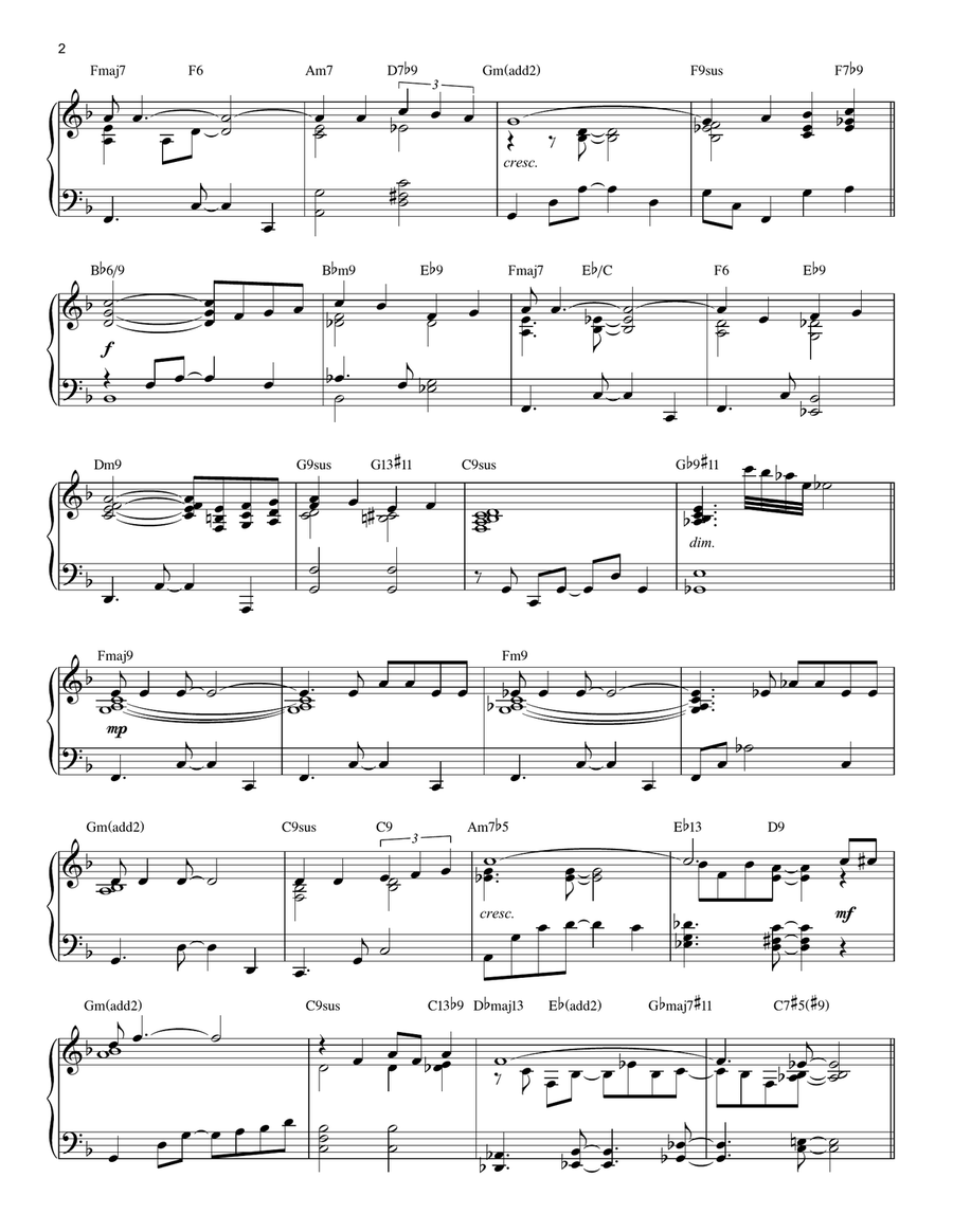 I'm Glad There Is You (In This World Of Ordinary People) [Jazz version] (arr. Brent Edstrom) Piano Solo scores gallery preview page 2